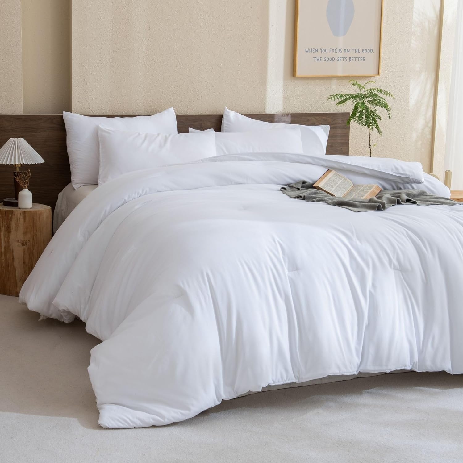 Paxrac Classic Pure White California King Comforter Set Review