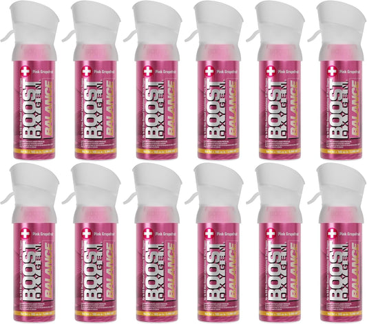 Boost Oxygen Pocket Size Balance Pink Grapefruit Aroma Canister