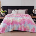 GONAAP Fuzzy Faux Fur Throw Blanket for Cozy Comfort Year-Round