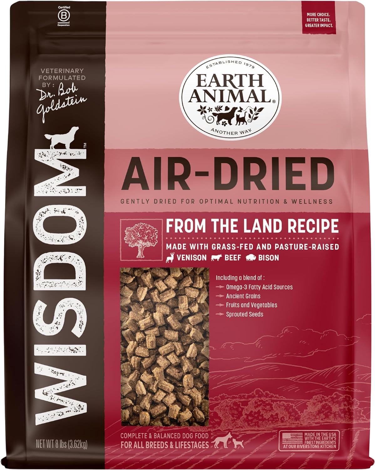 Earth Animal Wisdom Air Dried Dog Food for All Breeds & Ages