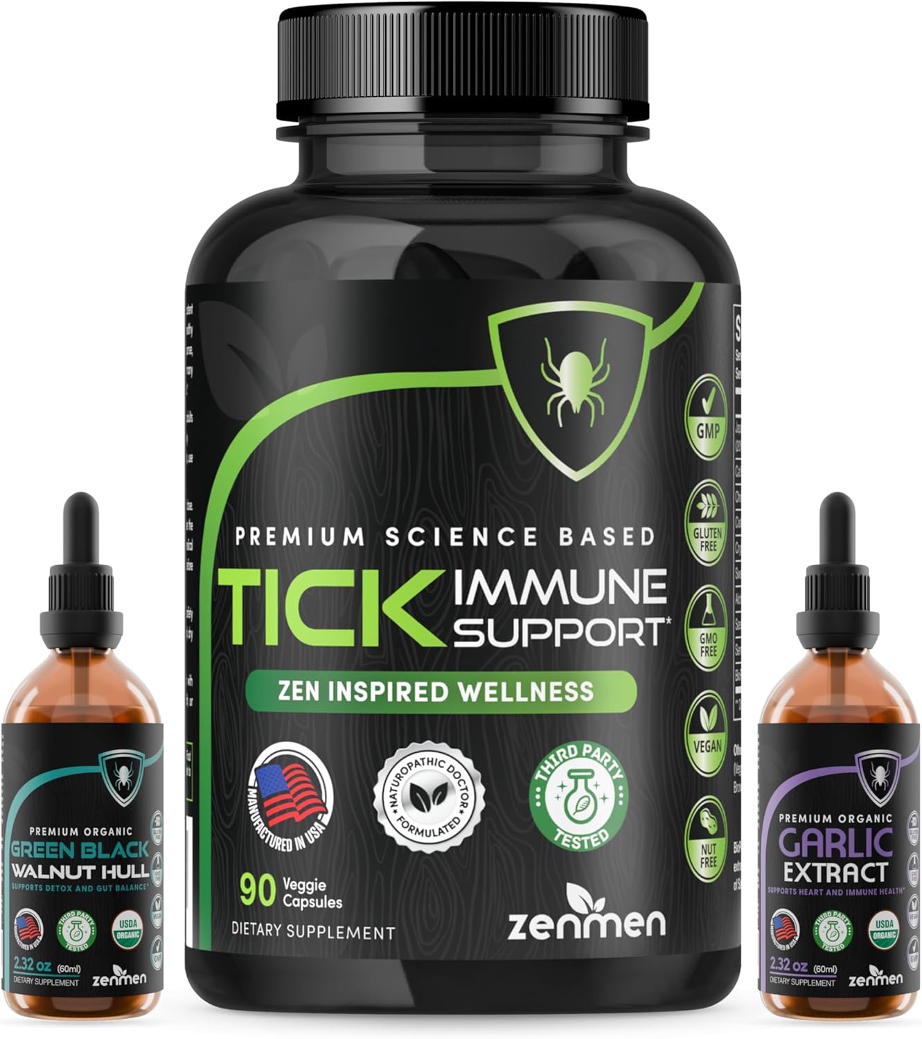 Zenmen Tick Defense Lite Method for Immune Support and Wellness