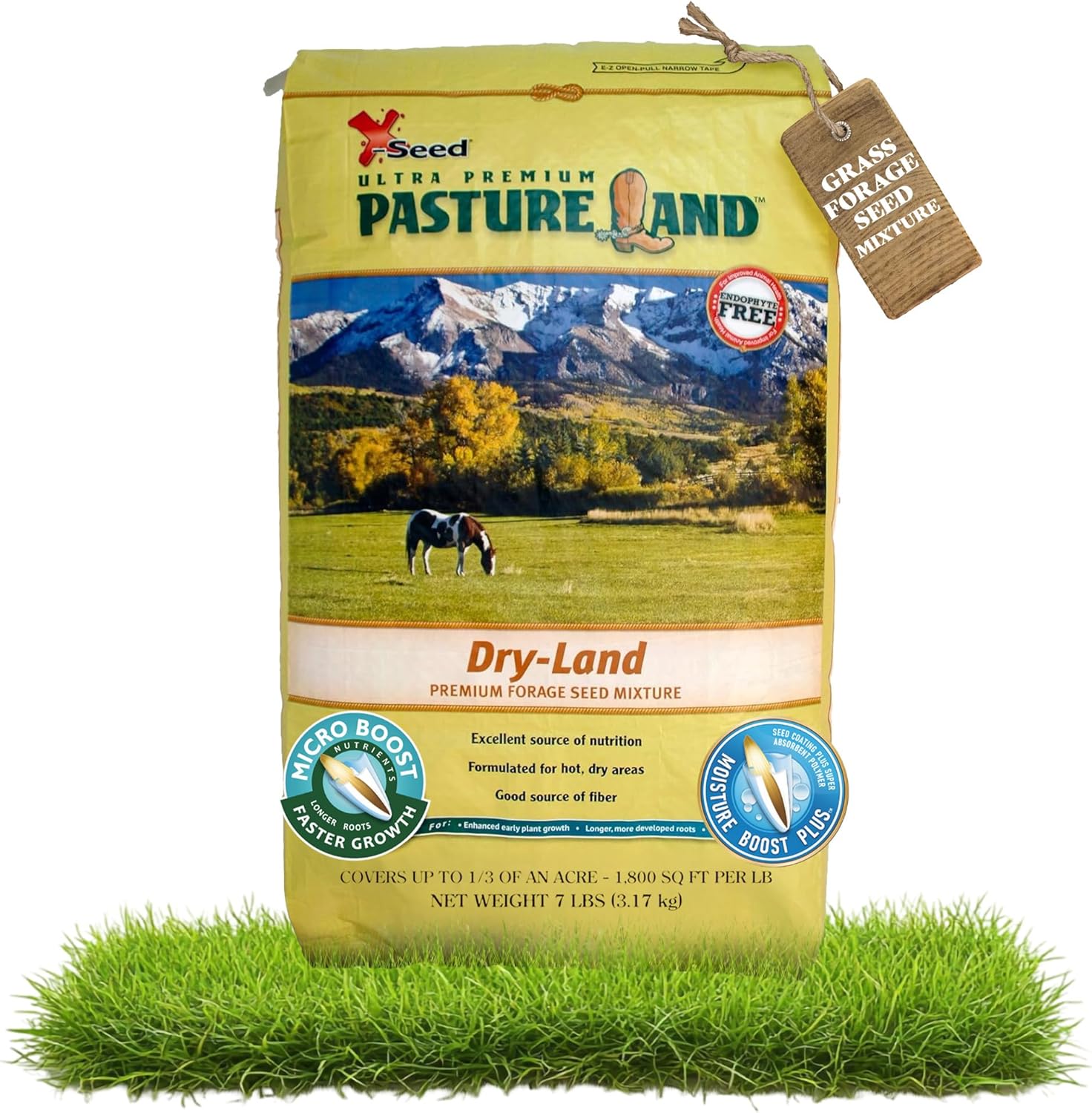 X-Seed Pasture Land Dry-Land Forage Seed Mixture for Livestock
