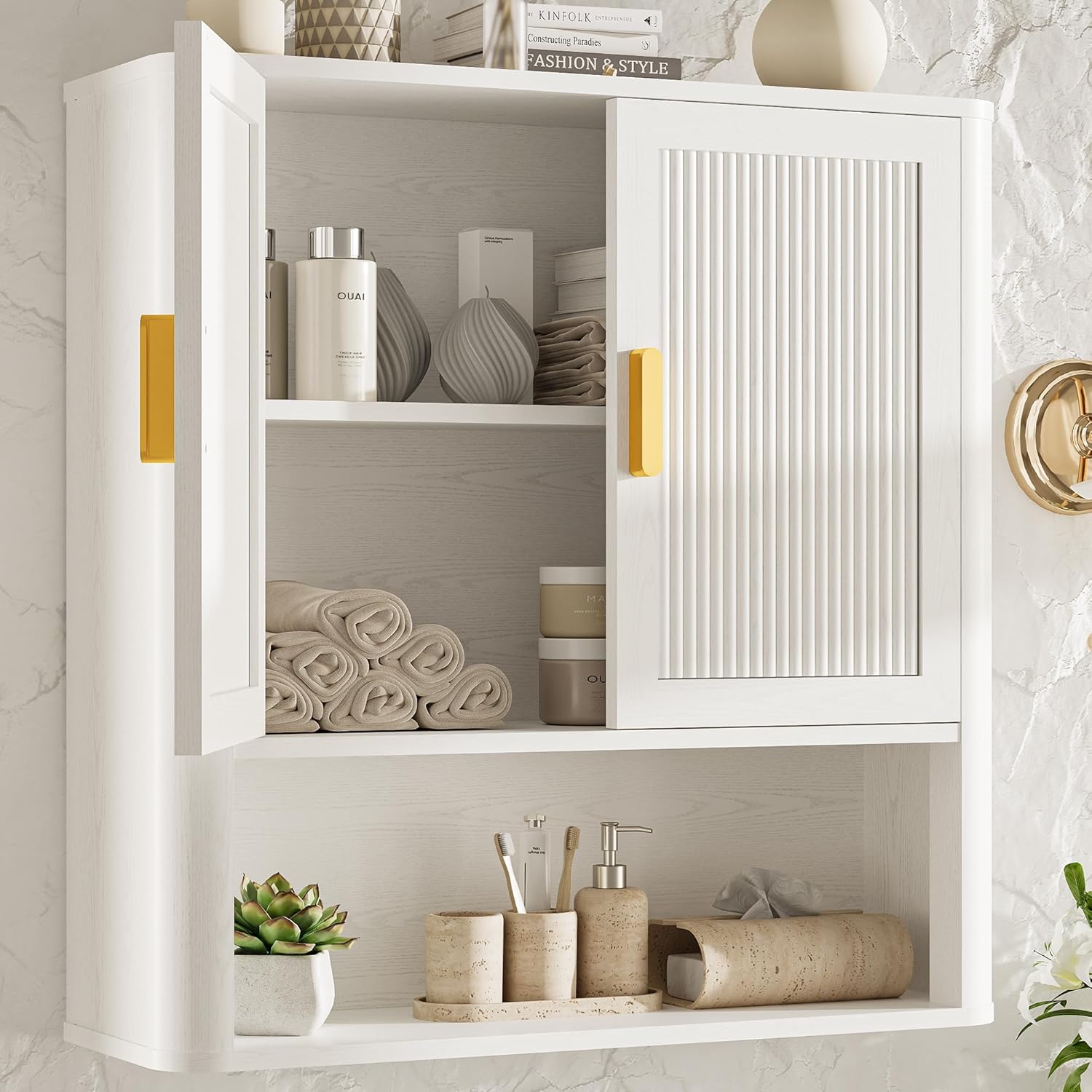 Bathroom Wall Cabinet with Adjustable Shelf for Modern Spaces