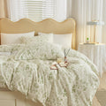 Garden Style Green Floral Comforter Set Full Size - Cozy All Seasons