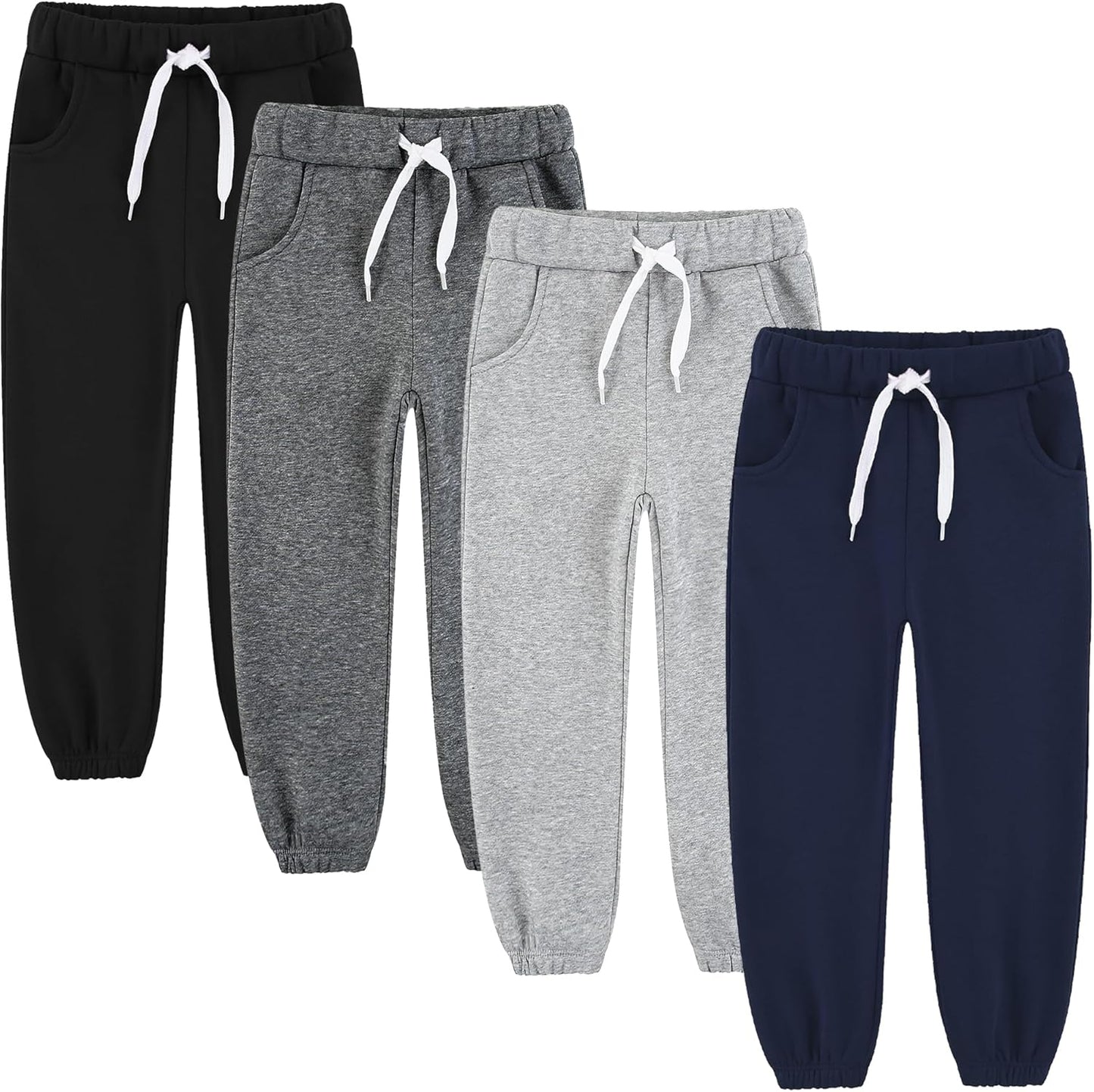 Toddler Boys Sweatpants Joggers for Active Kids 2-14Y