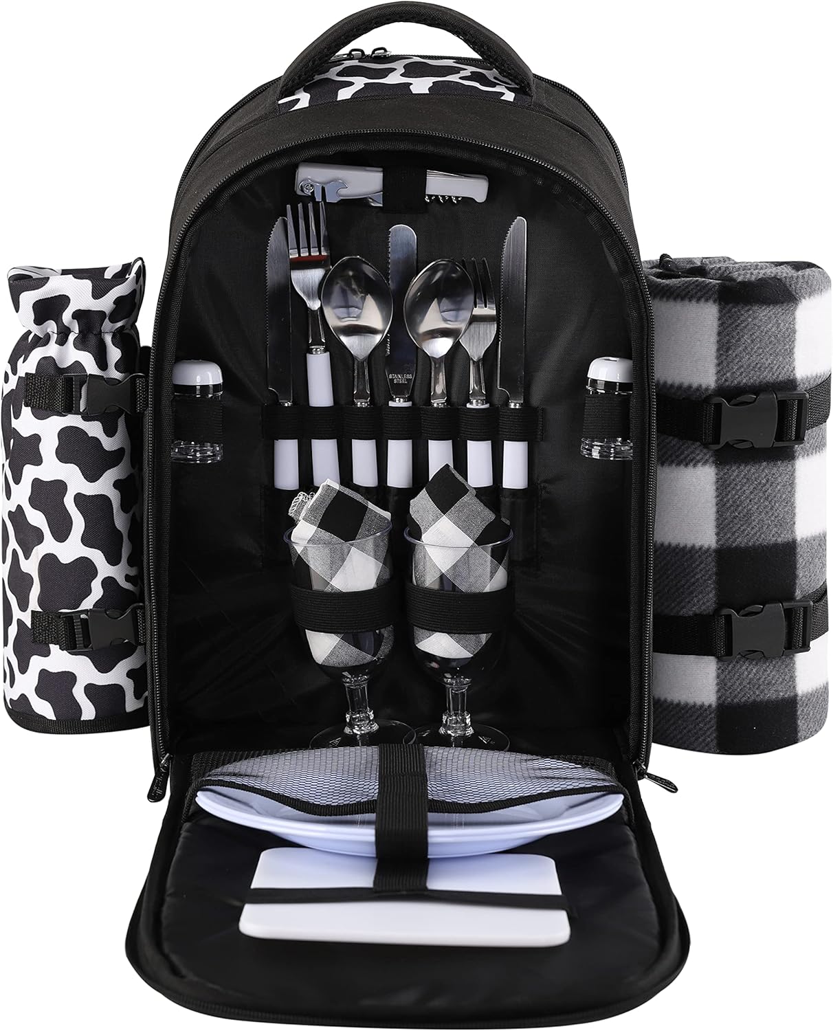 Apollo Walker Picnic Backpack for 2 with Cooler and Blanket