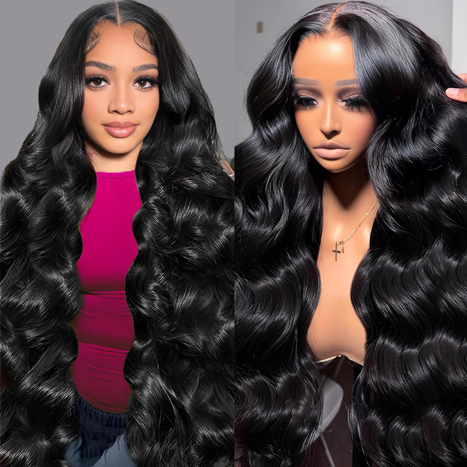 Sunelk 200 Density 13x6 Lace Front Wigs Human Hair for Women
