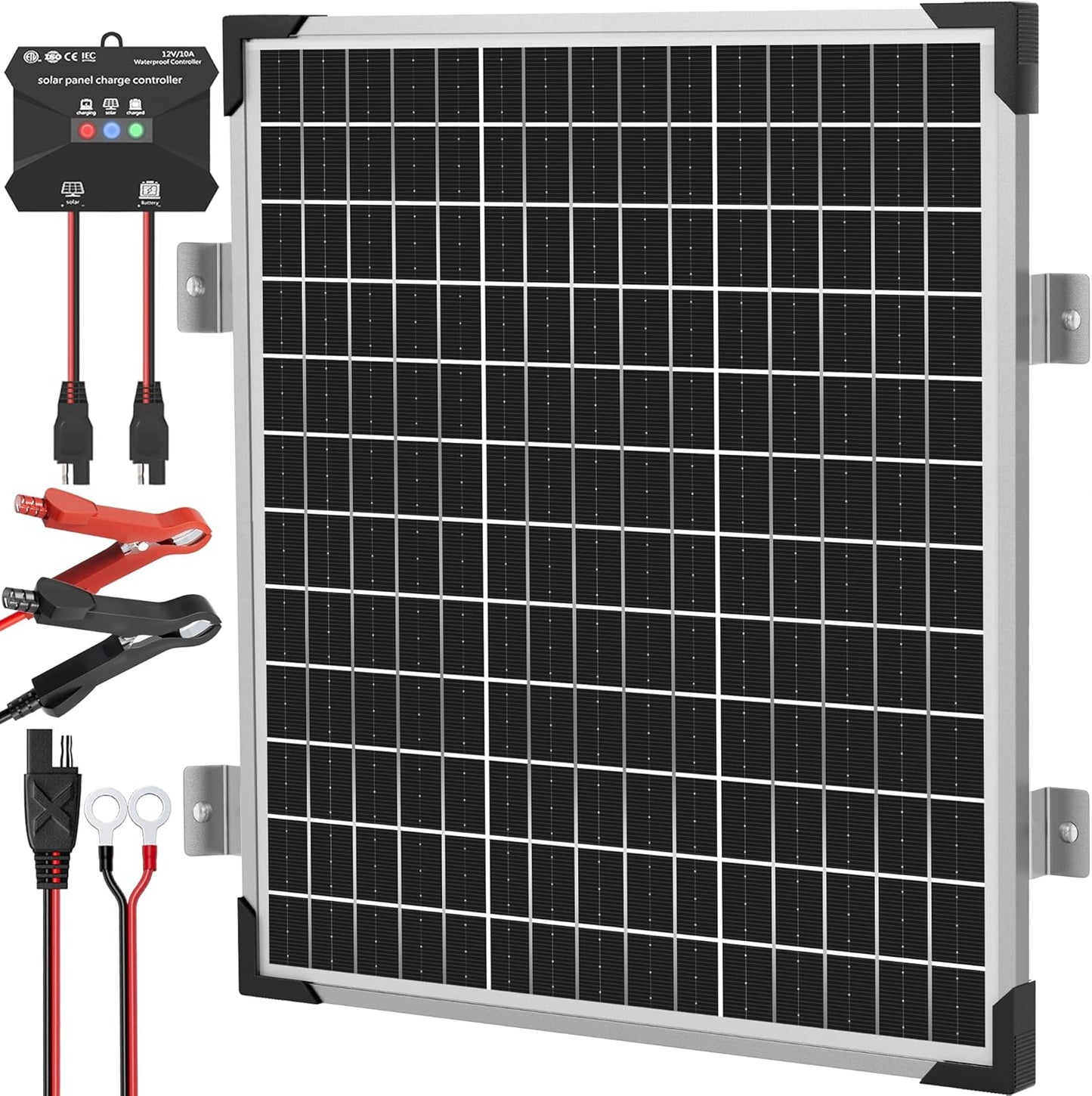 50W 12V Solar Panel Kit for Efficient Battery Charging Solutions