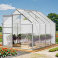 6x8FT Polycarbonate Greenhouse - Heavy Duty Walk-In Greenhouse