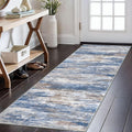 KOZYFLY Modern Abstract Runner Rug 2x6 for Living Room Use