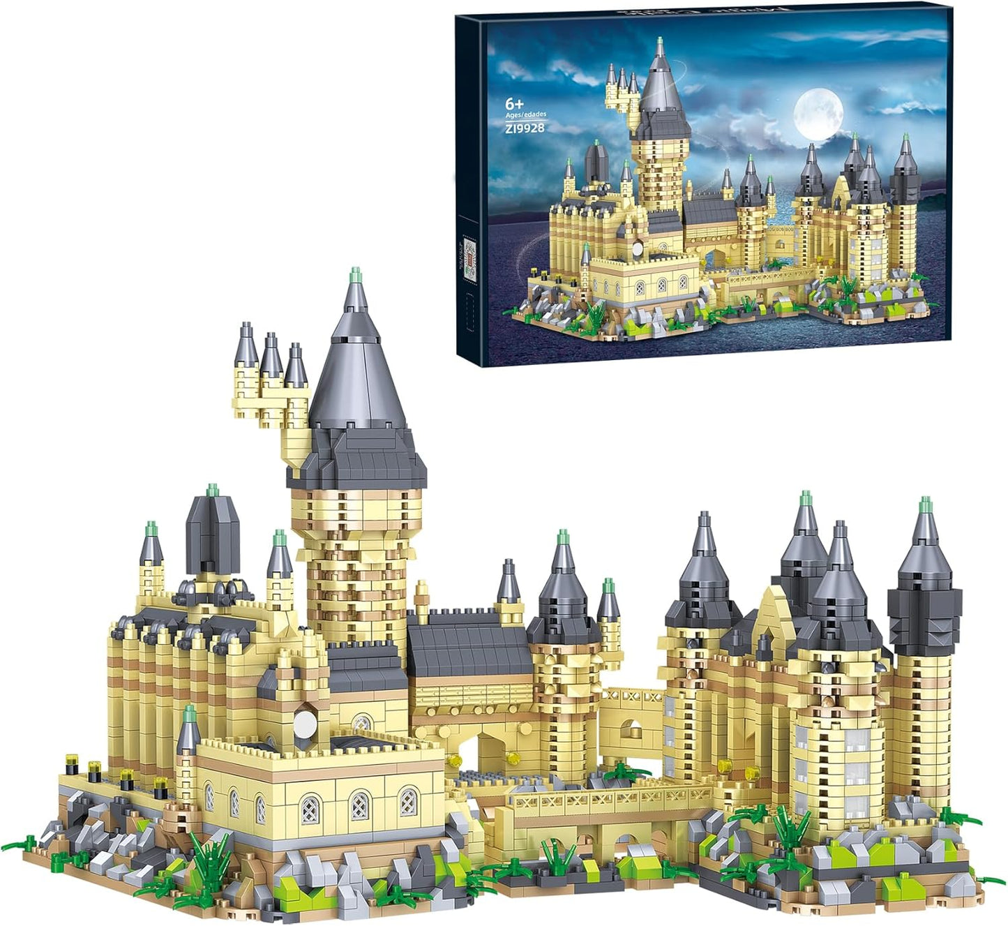 3000+PCS Micro Mini Blocks Magic Castle Building Set for All