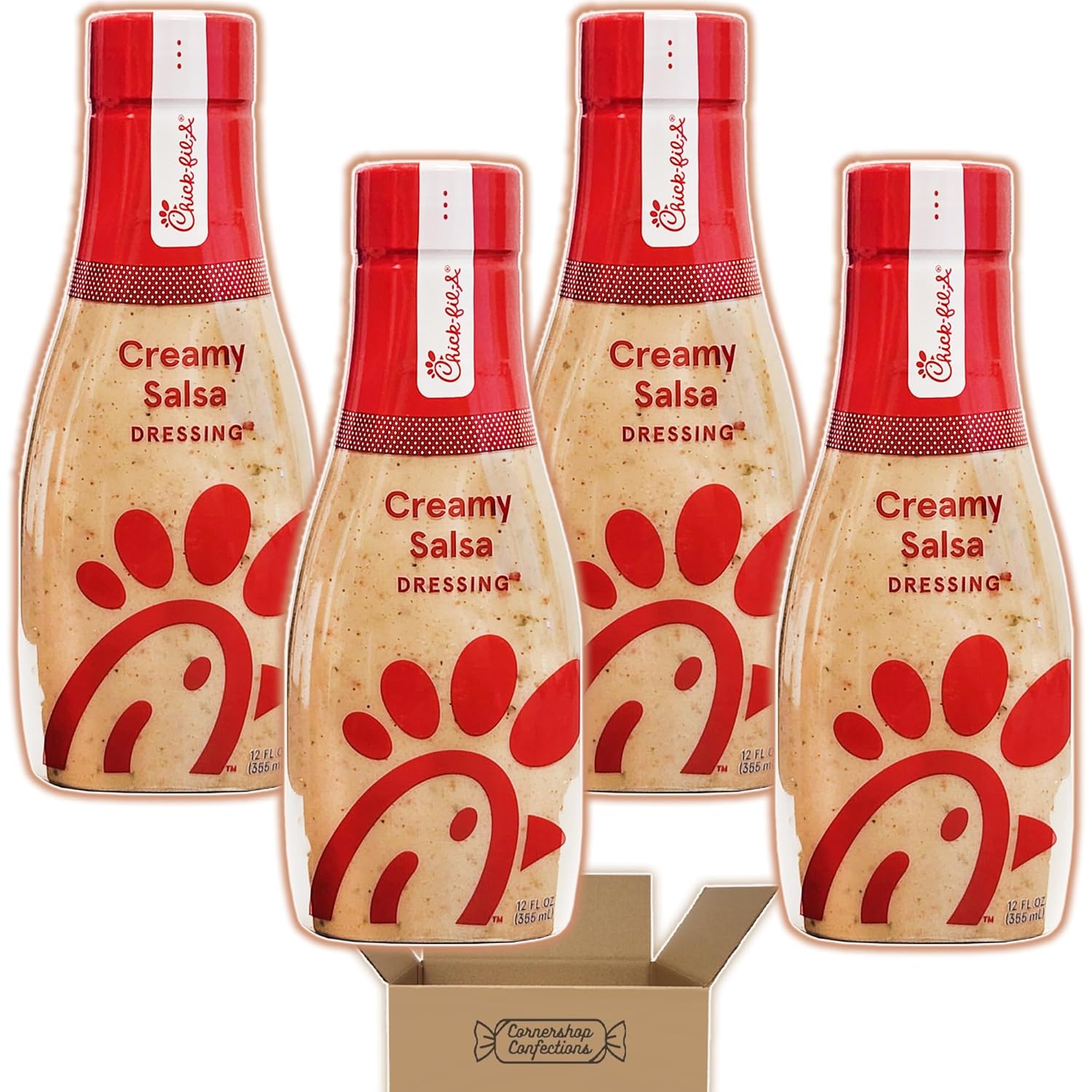 Chick Fil A Creamy Salsa Dressing Bundle - 4 Bottles of Flavor