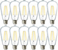 Sunco ST64 LED Edison Bulbs 12 Pack - Warm Vintage Dimmable