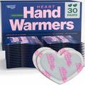 Heart Shape Hand Warmers (30 Pairs) - Up to 12 Hours Heat