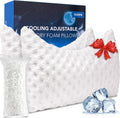 Cooling Side Sleeper Pillow for Neck and Shoulder Pain - Curved Queen