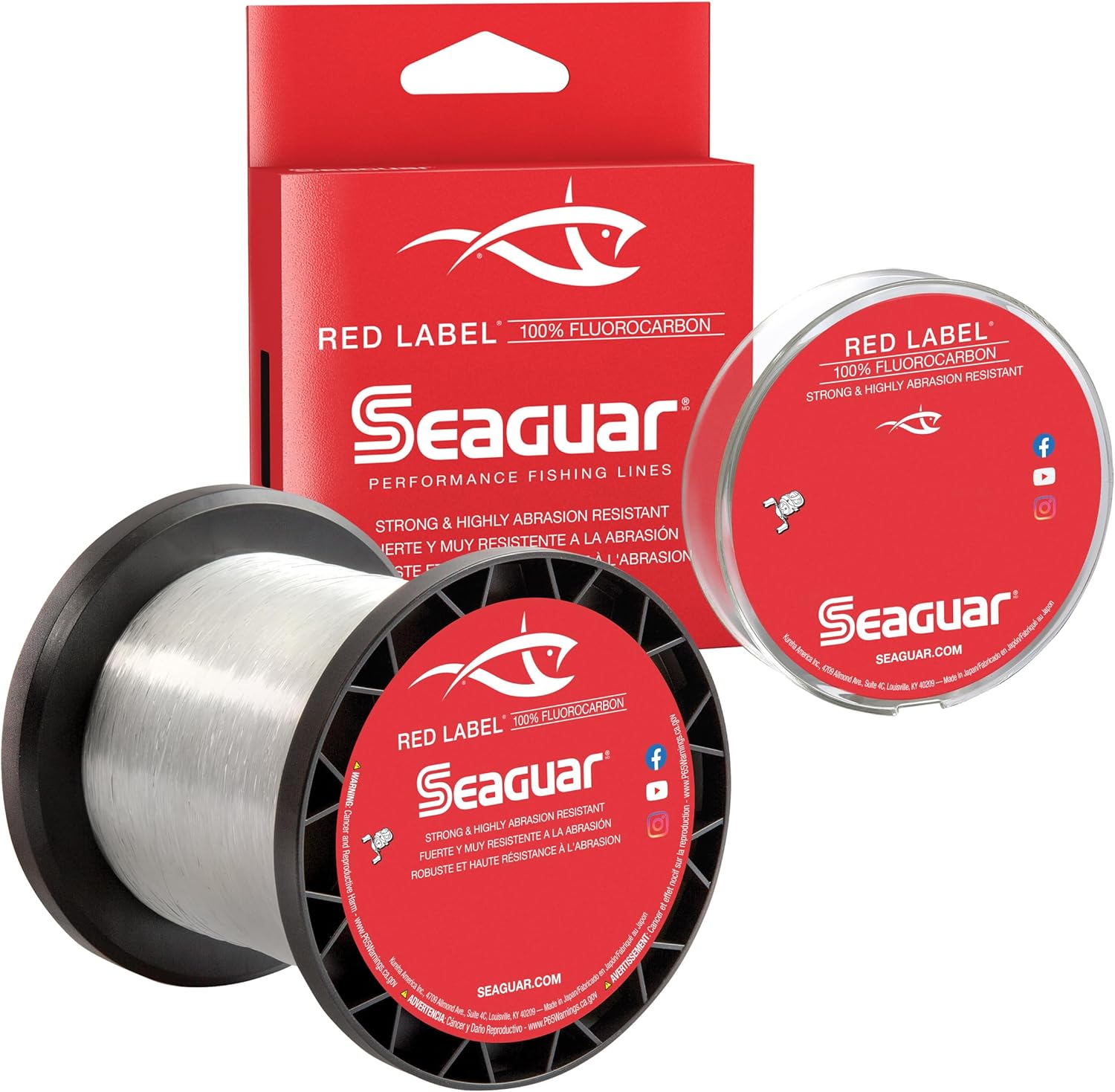 Seaguar Red Label Fishing Line for Heavy-Duty Freshwater Use