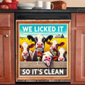 Cow Magnetic Dishwasher Cover for Farmhouse Kitchen Decor