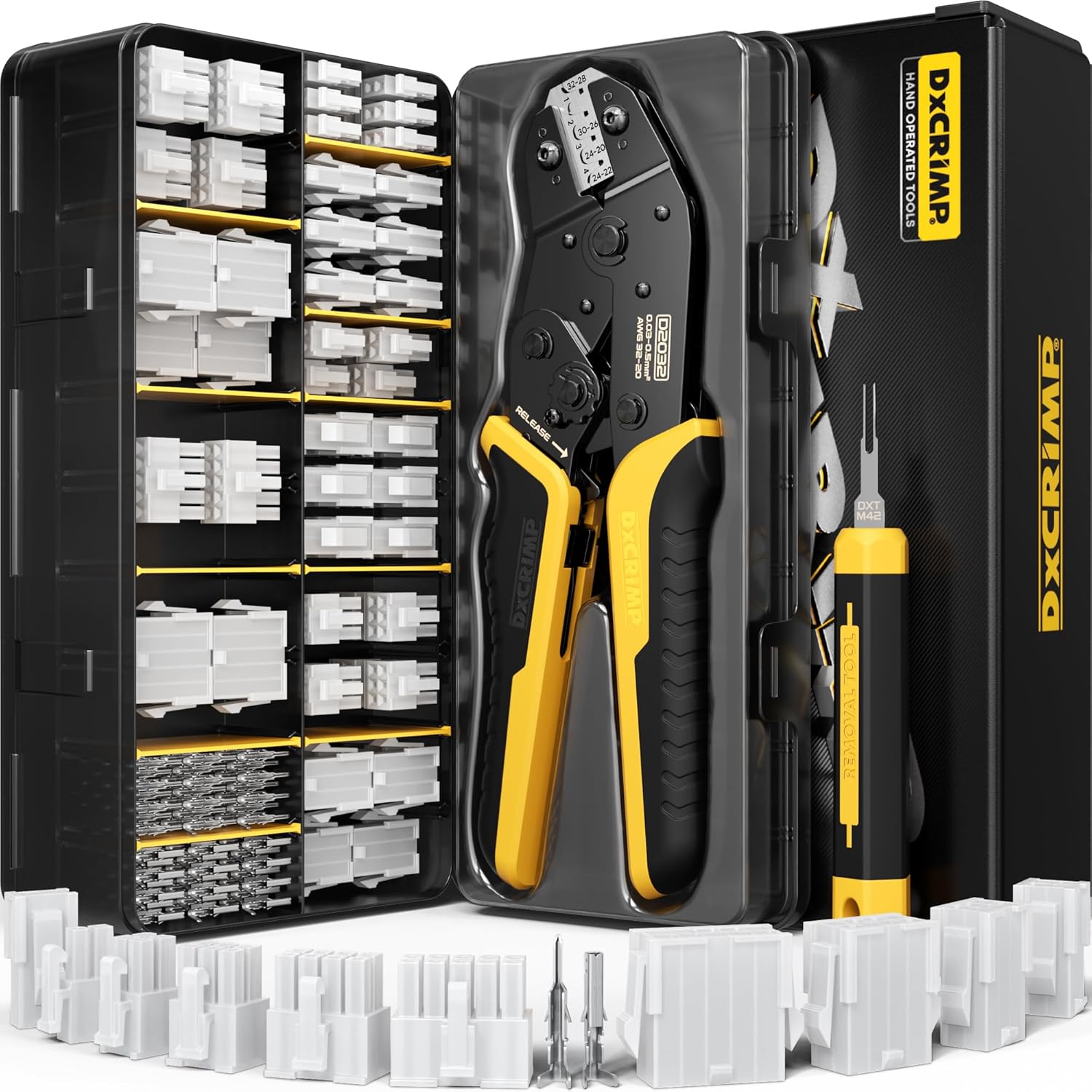 Crimp Tool Mini-Fit Jr Kit for 2-10 Pin Connectors and More