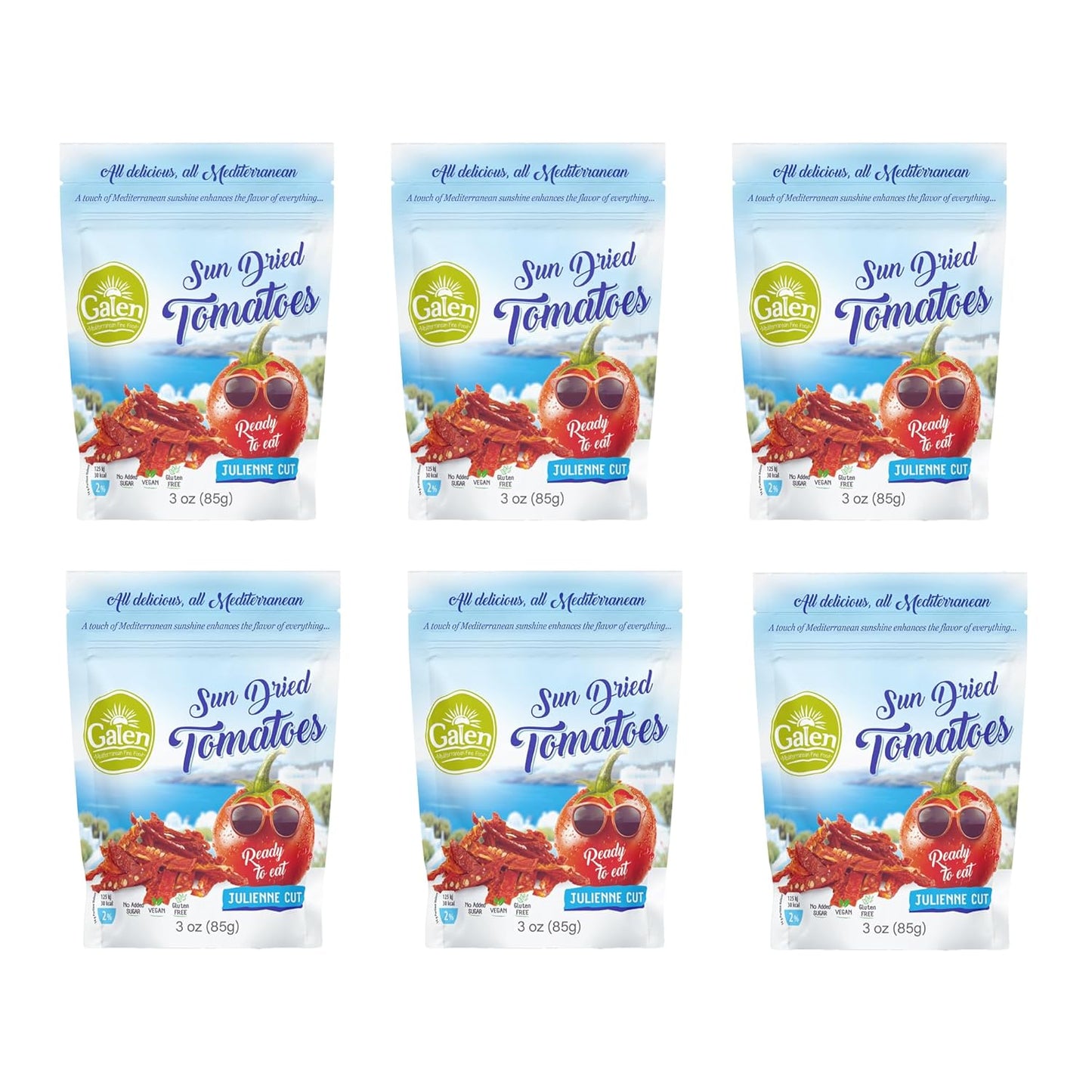 Galen Sun Dried Tomatoes, Julienne Cut for Mediterranean Flavor