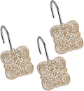 Set of 12 Stylish Shower Curtain Hooks - Creative Scents