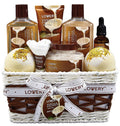 Luxurious Vanilla Coconut Home Spa Gift Basket for Women