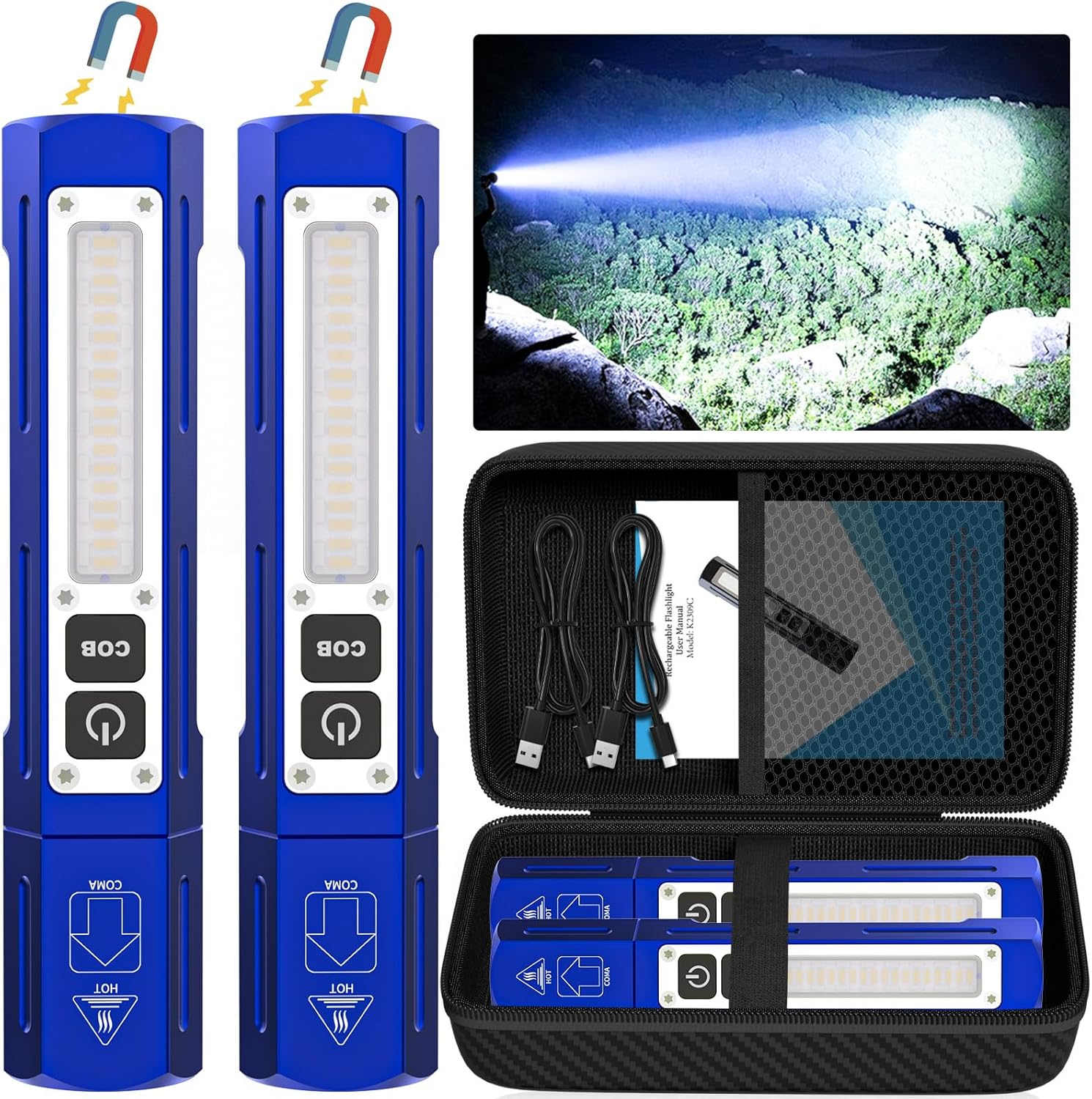 Rechargeable Flashlights High Lumens for Camping and Outdoors