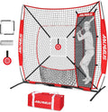 6ftx6ft Baseball Softball Practice Net with Dummy Batter - Portable up