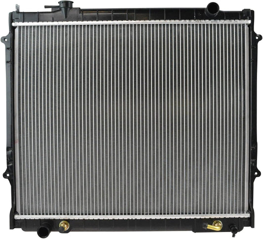 TRQ Front Radiator Assembly Aluminum Core for Toyota Tacoma