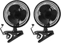 JOEY'Z 6 Inch Clip-On Fan - 2 Speed Adjustable Tilt Design