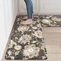 LEEVAN Anti Fatigue Kitchen Mats 2 Piece Set - Cushioned Comfort
