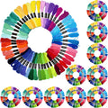 Friendship Bracelet String 500 Skeins Rainbow Color Embroidery Floss