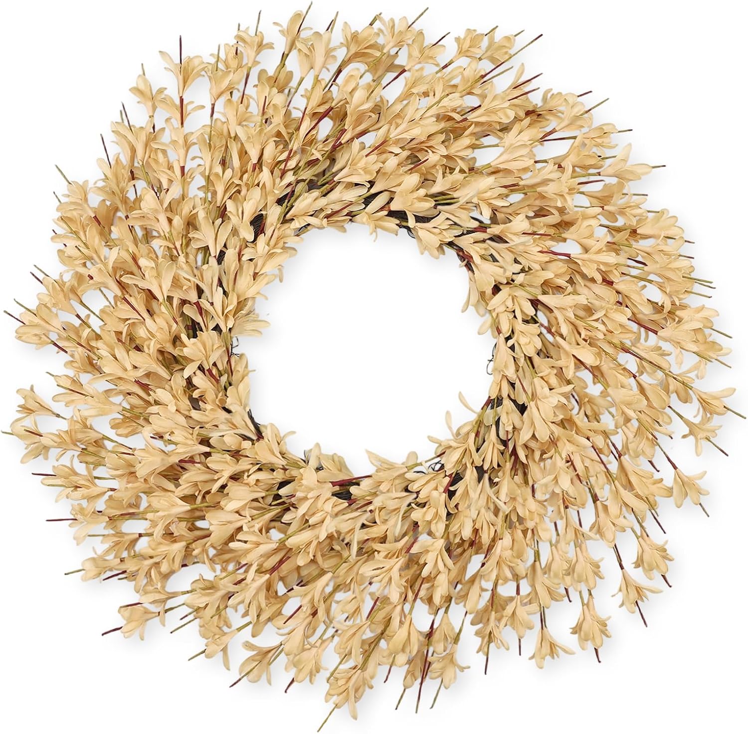 26 Inch Realistic Fall Wreath for Front Door Outdoor Decor