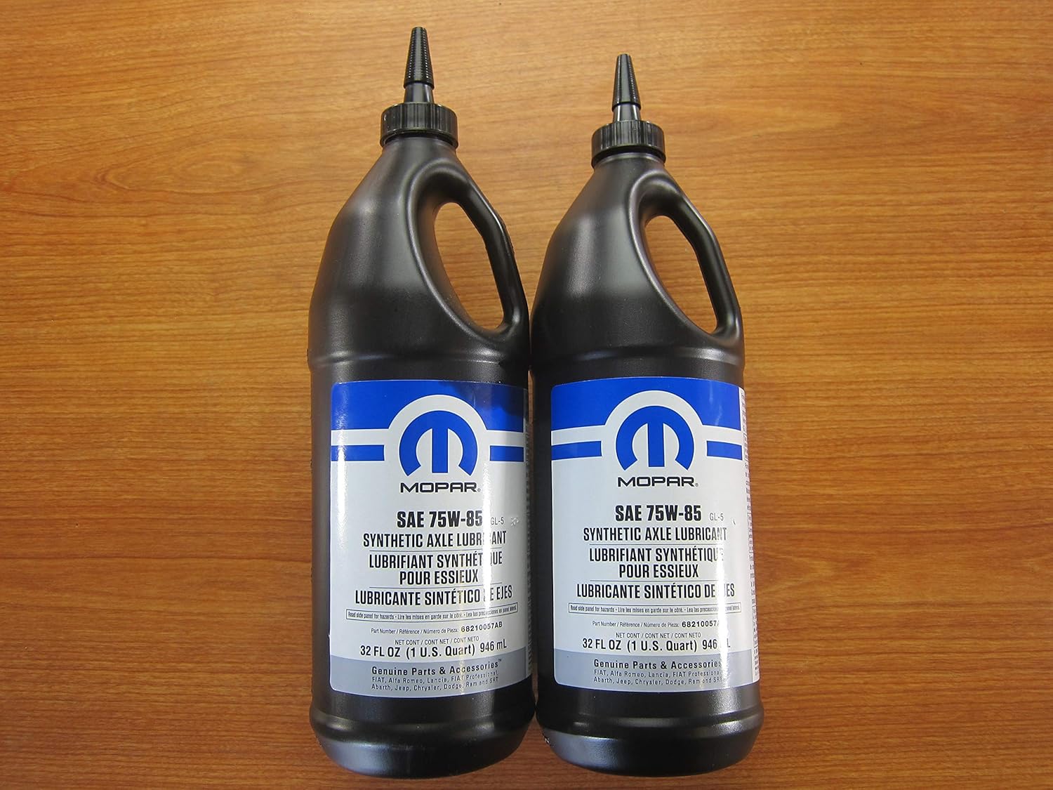Chrysler Dodge Jeep Ram 2 Quarts SAE 75W-85 Synthetic Axle Oil