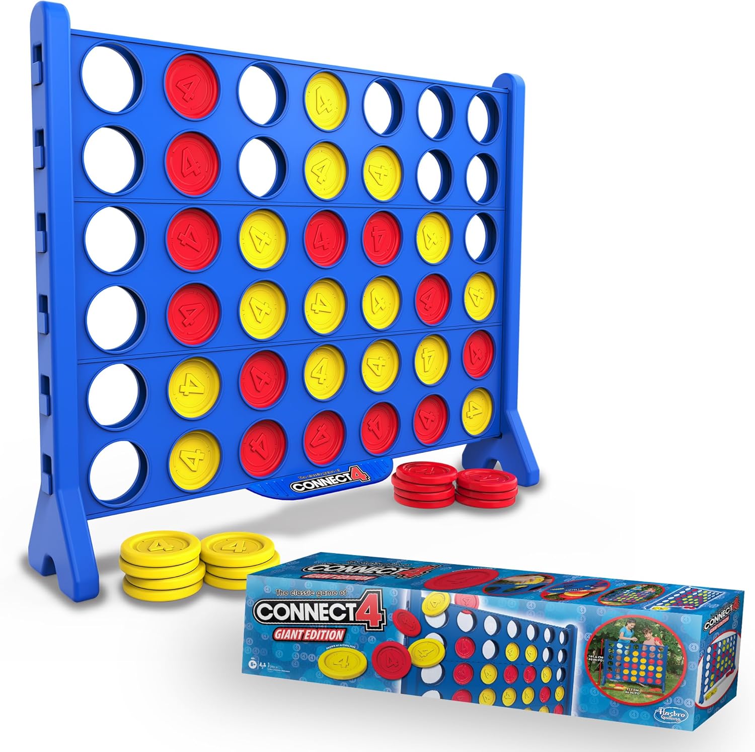 Giant Connect 4 Game for Outdoor Fun - Super-Sized 46.5 in