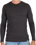 MERIWOOL Mens Base Layer 100% Merino Wool Midweight Thermal Shirt
