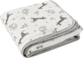 Muslin Toddler Blanket 47x47 Organic Cotton - Thick 8-Layer Comfort