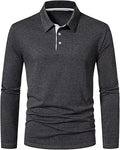 A WATERWANG Men's Long Sleeve Polo Shirts for Every Occasion