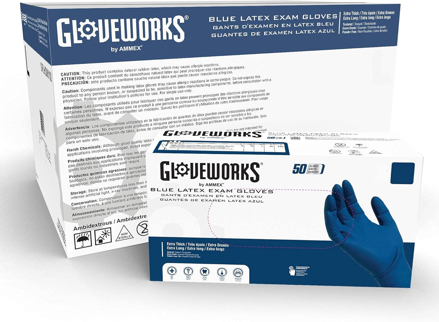 Extra-Long Cuff Latex Gloves for Ultimate Protection