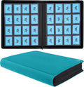 Toploader Binder Holds 640 Top Loaders - Turquoise organizer