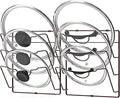 Pot Lid Organizer Rack 2 Pack - Cabinet Door or Wall Mount, Bronze