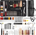 Leather Tooling Kit 85PCS Leather Working Tools with Storage Bag