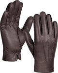 GSG Men Genuine Leather Driving Gloves - Fur Lined Classic Fit