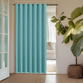 Aqua Room Divider Curtain 100 x 108 in - Blackout Privacy Panel