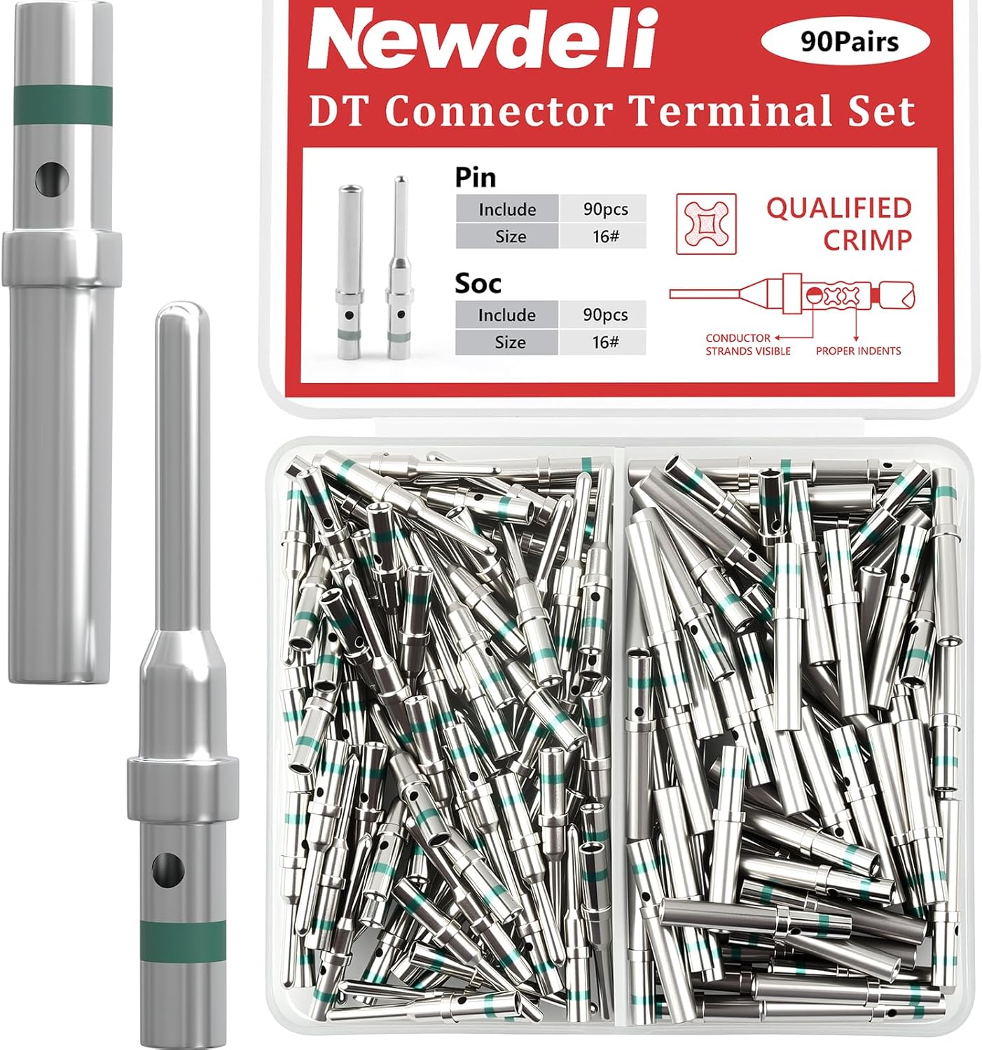 Deutsch Pin Connector Kit 90 Pairs for Reliable Electrical Connections