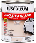 Concrete & Garage Floor Paint and Primer Gallon - Satin Sand