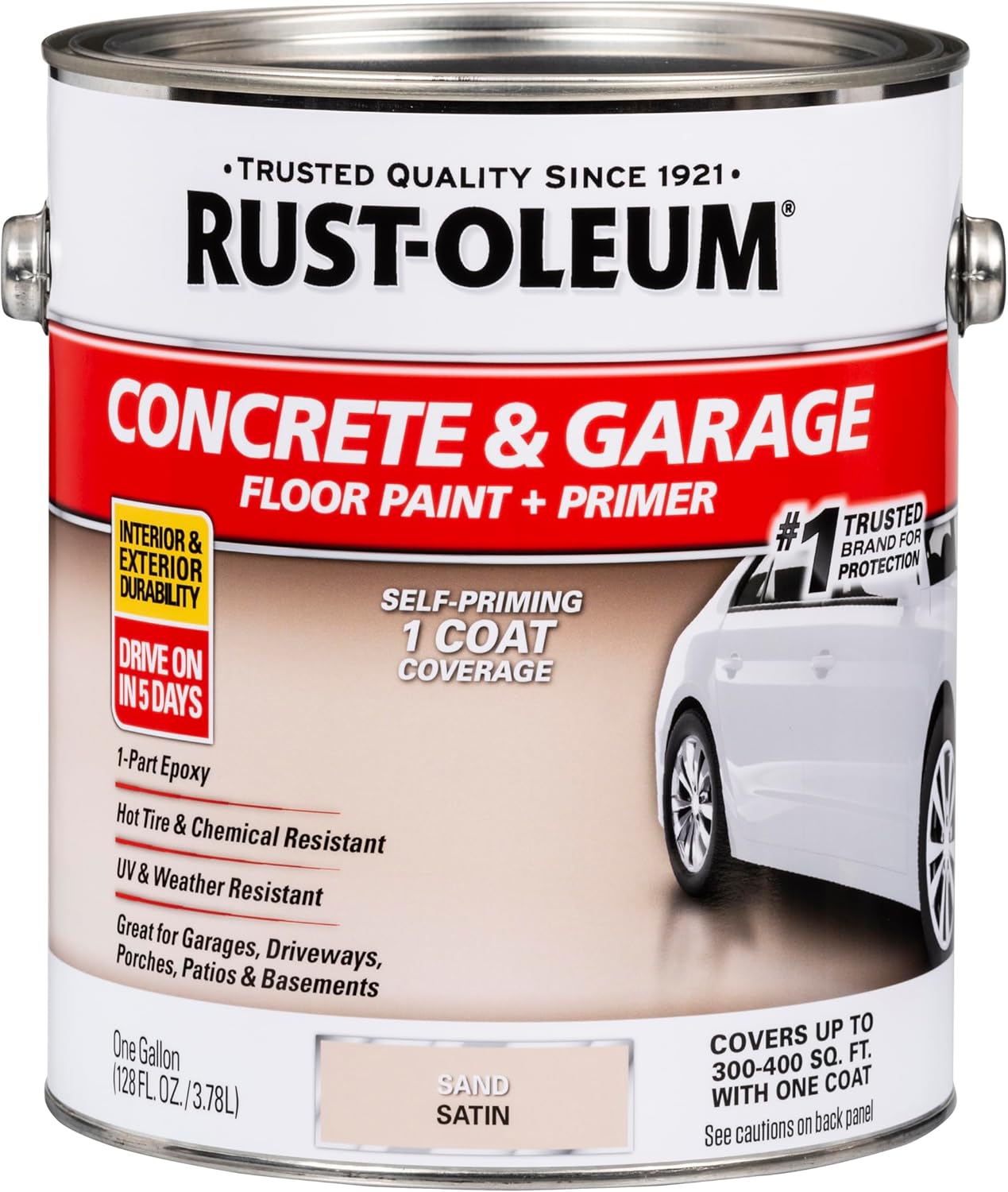 Rust-Oleum Concrete & Garage Floor Paint for Durable Finish