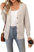 Womens Wool Blend Lightweight Fall Cardigan - Business Casual Layer