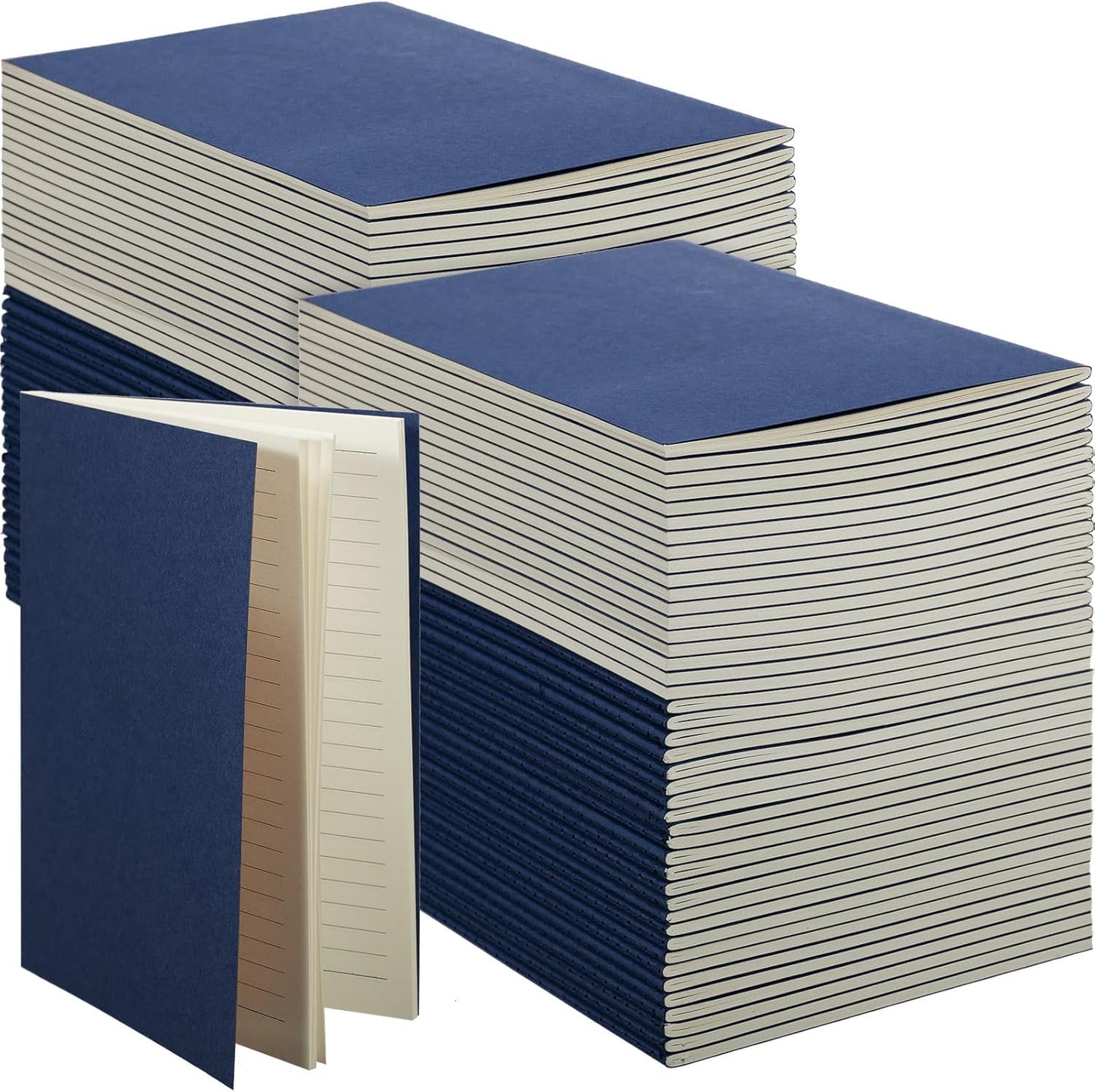 100-Pc A5 Softcover Notebooks for Writing & Sketching