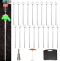 20 Pack Heavy Duty Glow Tent Stakes - Secure Your Shelter with Ease!