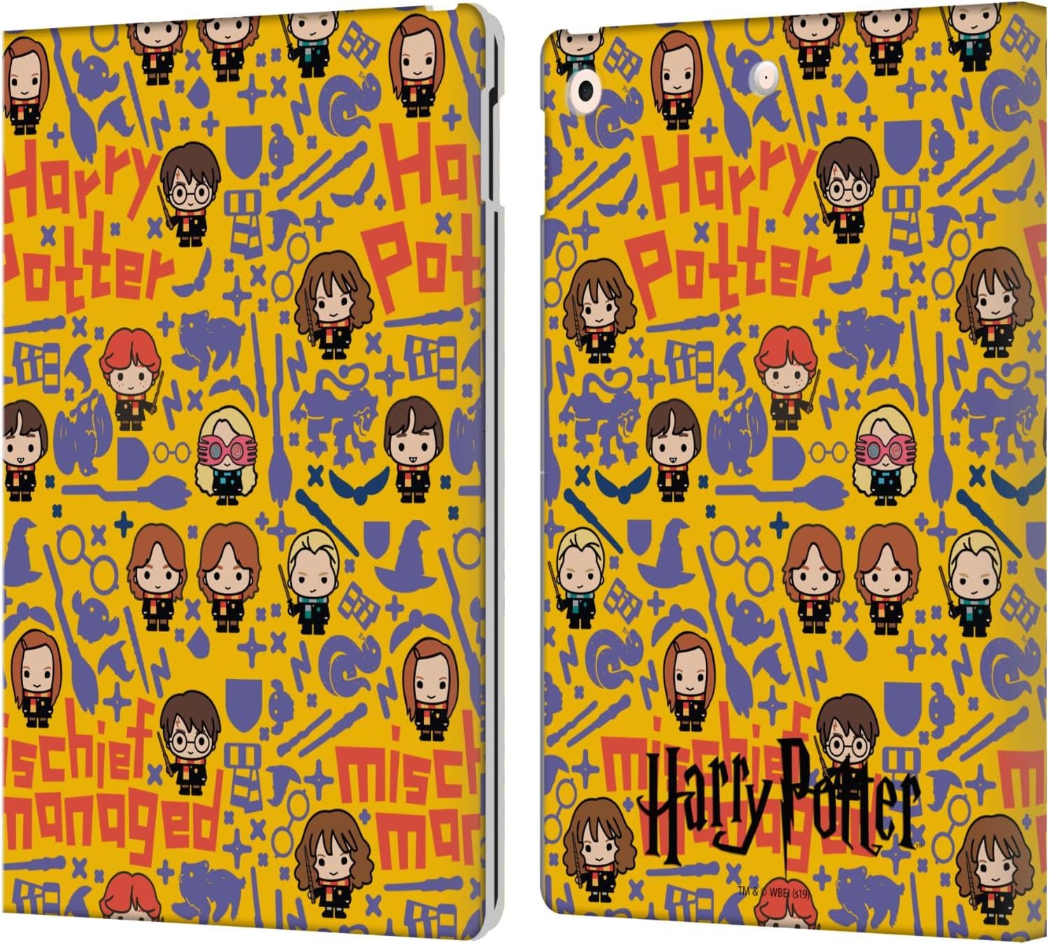 Harry Potter Mischief Managed Leather Wallet Case for iPad 10.2